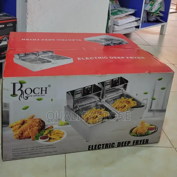 Roch Double Electric Deep Fryer - 1