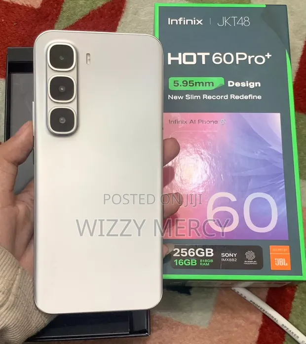 New Infinix Hot 60 Pro+ 256GB White - 1