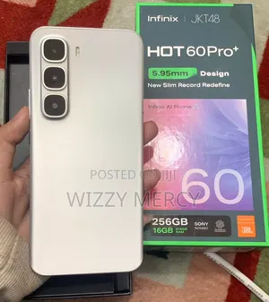 New Infinix Hot 60 Pro+ 256GB White