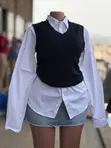 A&D Unisex Vest Sweaters - 2