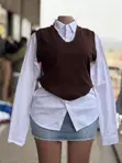 A&D Unisex Vest Sweaters - 4