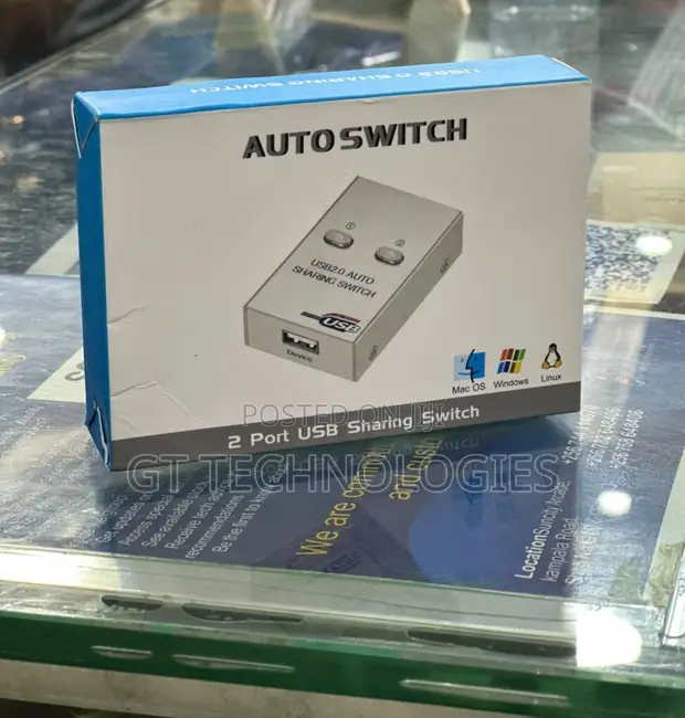2-Way Printer Auto Switch USB 2.0 4x1 - 1
