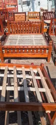 5x6 Poland Musambya Wooden Bed - 1