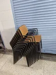 Advanced Mesh Plastic Dining Chairs (Set of 1) - 1