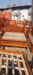 Brown Diamond 5x6 Bed Frame - 1
