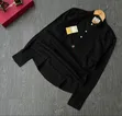 Mandarin Collar Half-Placket Casual Linen Shirts - 2