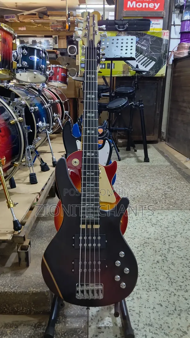 Brand New Fender Type Active Bass Guitar - 1