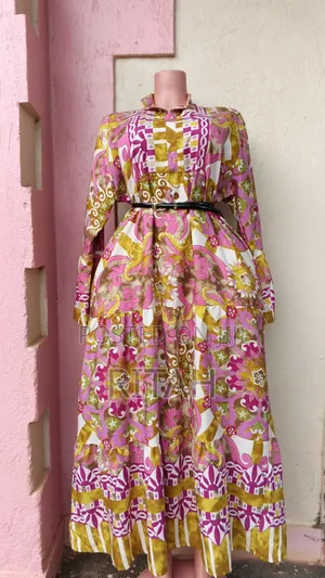 Beautiful Long-Sleeve Maxi Dress