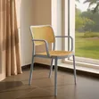 Brand New Plastic Dining Chairs (Brown) - 3