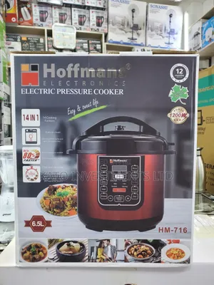 Hoffman Pressure Cooker - 6L, Red