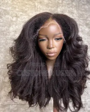 Luxury Black Body Wave Wig - 16 Inch