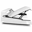 White Fiberglass Pickup Truck Canopy Hardtop with Lift-Up Window - 1