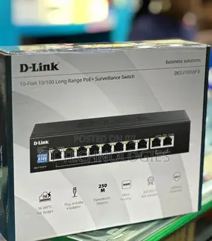 D-Link 10-Port PoE Smart Switch (DES-F1010P-E)