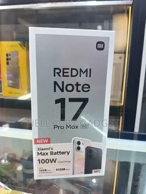 New Xiaomi Redmi Note 17 Pro Max 512GB Black