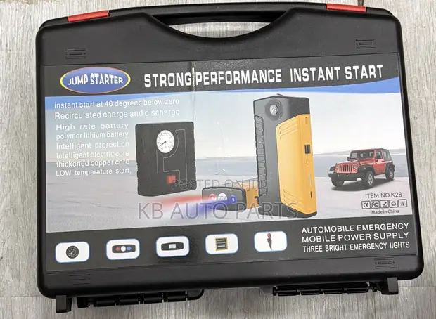 Emergency Jumpstarter Kit with Tire Inflator - 1