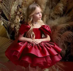 3Pommes Girls Red Dress (3-5Y, 6-9Y, 2-3Y)