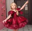 3Pommes Girls Red Dress (3-5Y, 6-9Y, 2-3Y) - 2