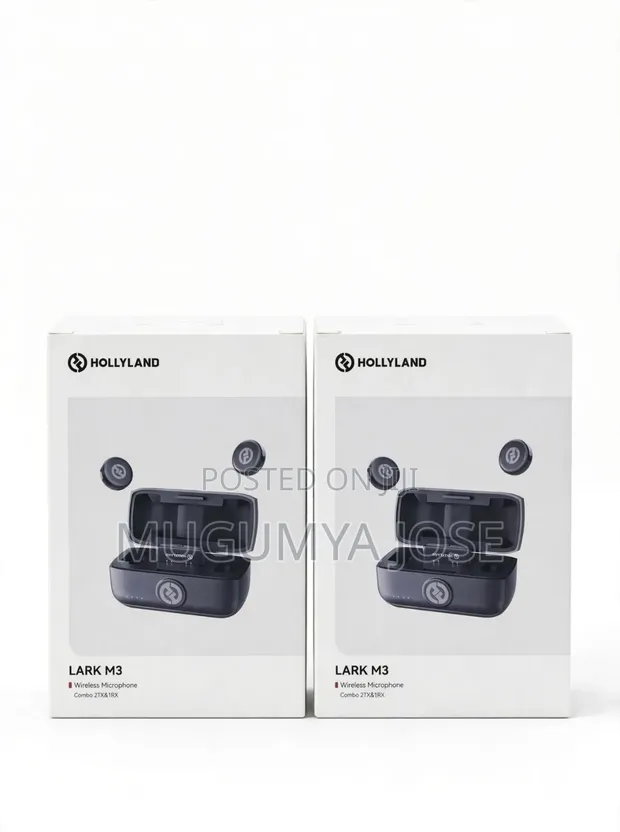 Hollyland Lark M3 Wireless Lavalier Microphone (2TX + 1RX) - 1