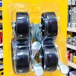 50mm 2-Inch Swivel Caster Wheels - 4-Piece Light Duty Set - 2