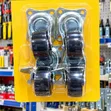 40mm Swivel Caster Wheels - 4-Piece Light Duty Set - 2