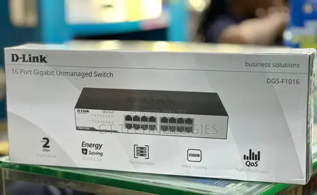 16 Port Gigabit Switch Rack Mountable - 1