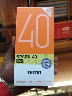 New Tecno Spark 40 Pro 128GB White
