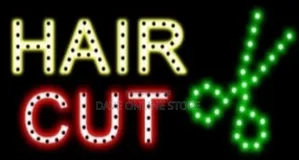 Brand New LED Business Sign - Hair Cut