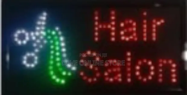 Topking LED Neon Hair Salon Sign - 1