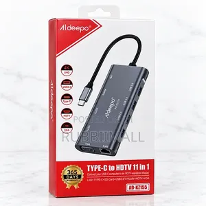 Aldeepo 11-in-1 Type-C to HDTV Multiport Adapter (AD-KZ155)