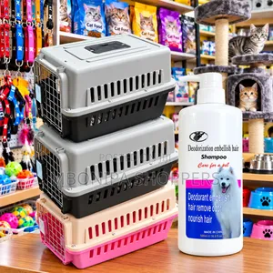 2-in-1 Pet Carrier & Deodorizing Shampoo Combo