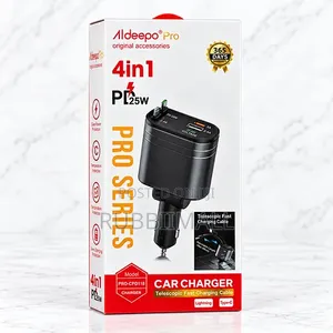 Aldeepo Pro 4-in-1 PD 25W Car Charger (PRO-CPD118)