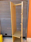 Rotating Mirror with Coat Hooks - 1