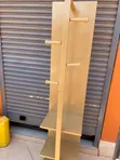Rotating Mirror with Coat Hooks - 2