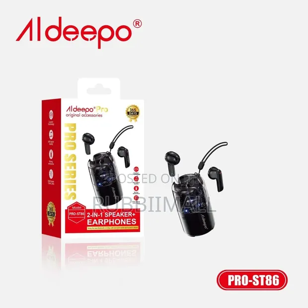 Aldeepo Pro Series PRO-ST86 2-in-1 Wireless Earbuds - 1