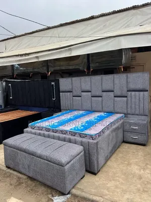 Fabric Bed with Storage (5x6)