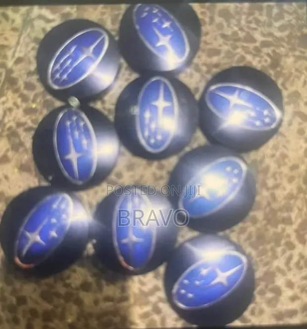 Subaru Center Caps - Black (Brand New) - 1