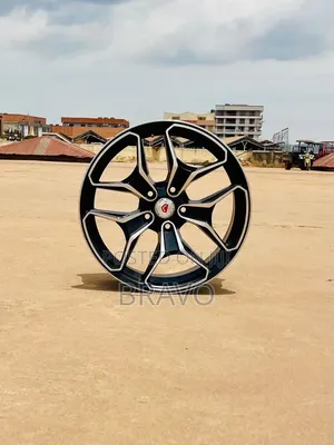 Size 18 Silver Black Rims for Toyota Harrier, Alphard, Vanguard
