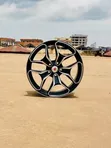 Size 18 Silver Black Rims for Toyota Harrier, Alphard, Vanguard - 1