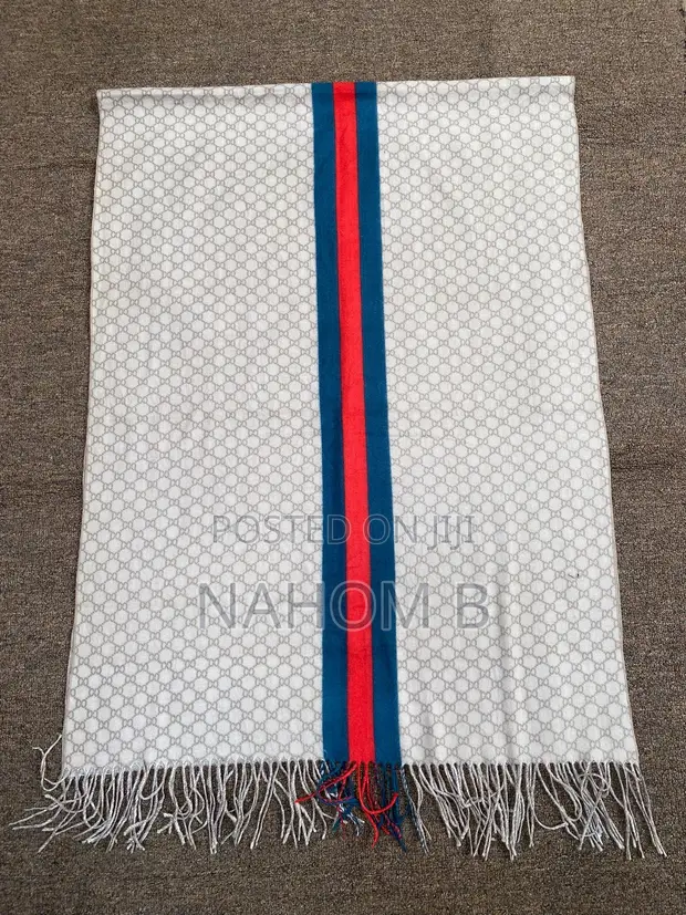 Gucci GG Jacquard Wool Scarf - 1