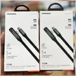 Porodo T-Flow 60W T-Shaped USB-C to USB-C Gaming Cable - 2