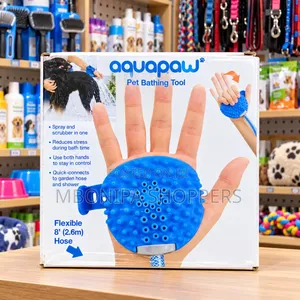 Aquapaw Pet Bathing Tool - Spray & Scrub Grooming Glove