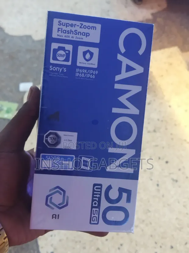 New Tecno Camon 50 Ultra 512GB Black - 1