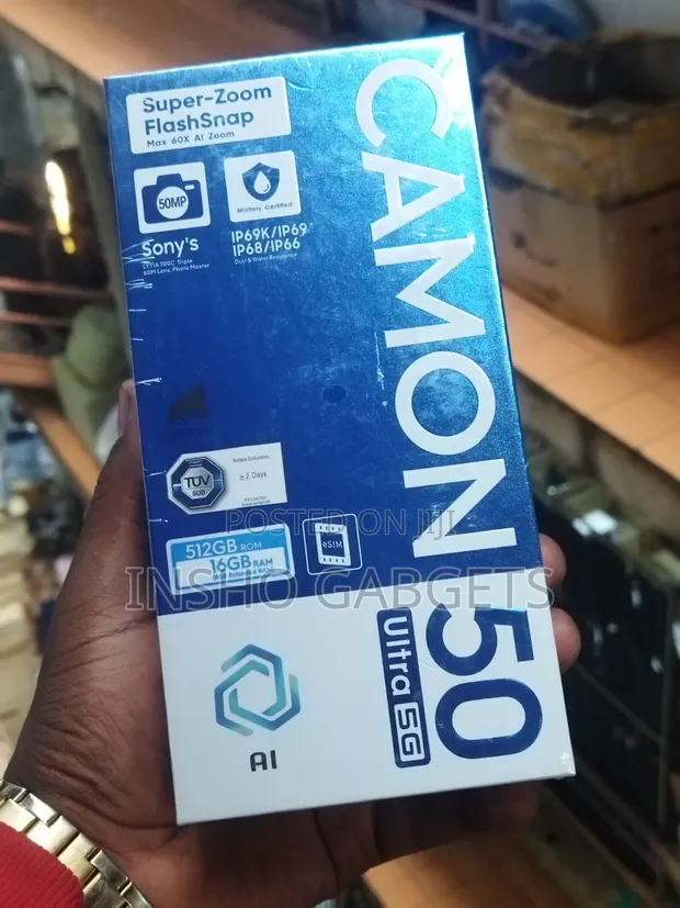 New Tecno Camon 50 Ultra 512GB Blue - 1