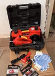 5-Ton 12V DC Electric Hydraulic Car Jack & Impact Wrench Kit - 1