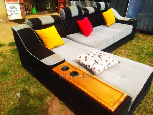 L-Shaped Sofa, 5 Seater - 1