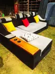 L-Shaped Sofa, 5 Seater - 4