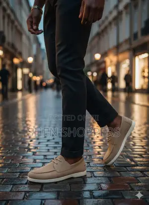 Men's Suede Driving Loafer Shoes