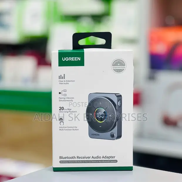 UGREEN Aux Bluetooth 5.4 Receiver Adapter for Car - 1