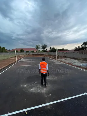 Asphalt Court Construction - Volleyball & Basketball