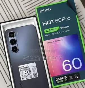 New Infinix Hot 60 Pro 256GB Black